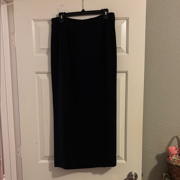 Talbots Black Pencil Maxi Skirt - Picture 1 of 8